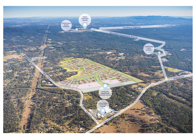 Urban Area Of Teviot Downs Estate, Pub Lane, GREENBANK QLD 4124 Land